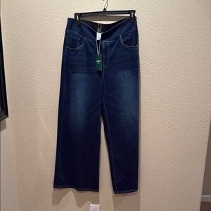 HALARA Blue Flare Wide Leg Jeans